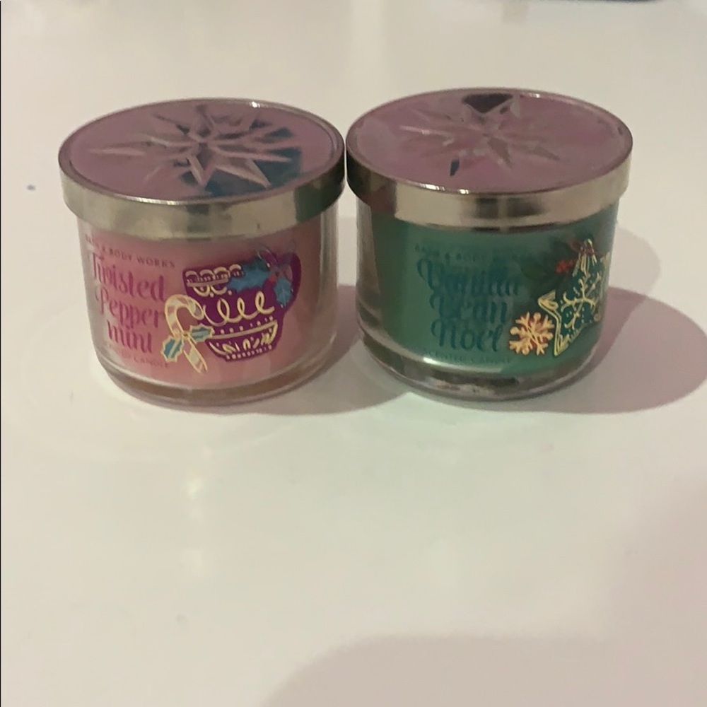 2 bath and body works candles!!
